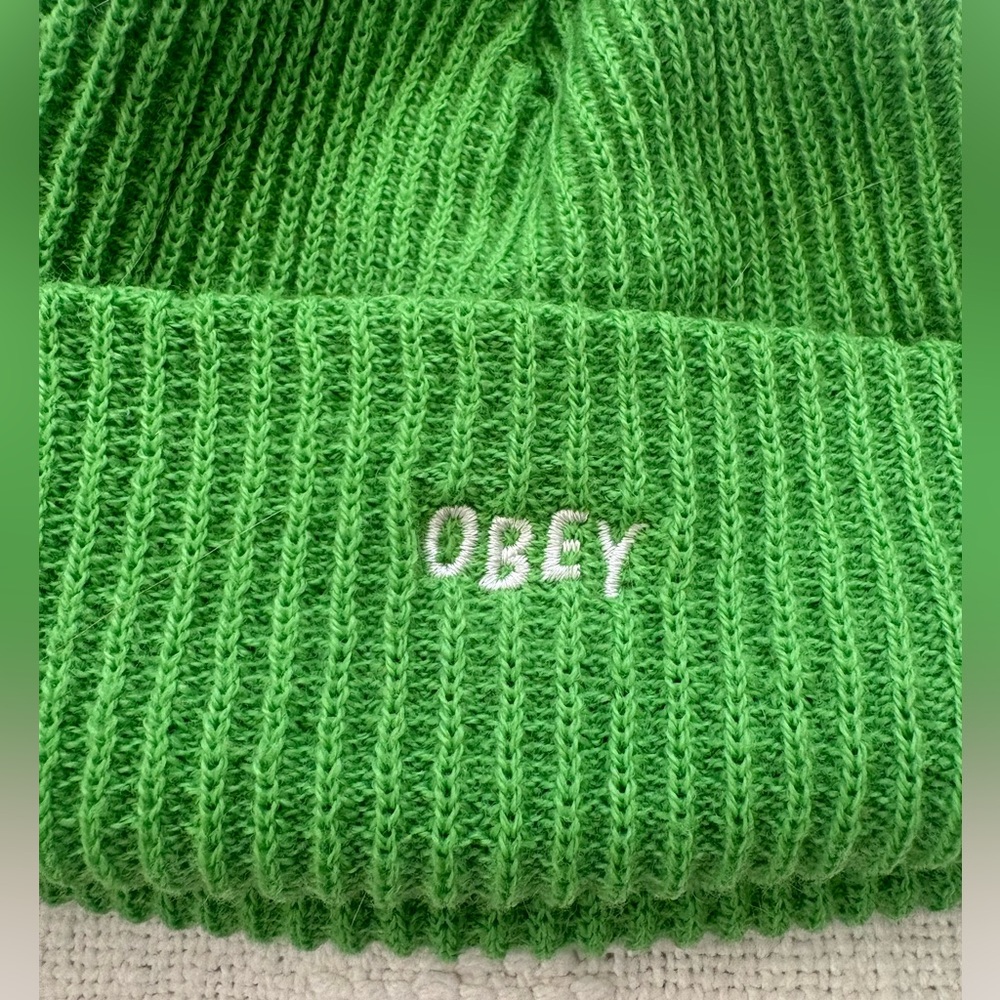 OBEY Shallow Knit Beanie - Picture 5 of 5